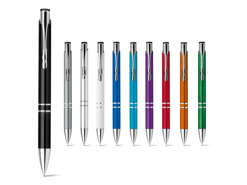 Bolígrafos Beta de ABS con clip metálico personalizados - UnimarcaPY