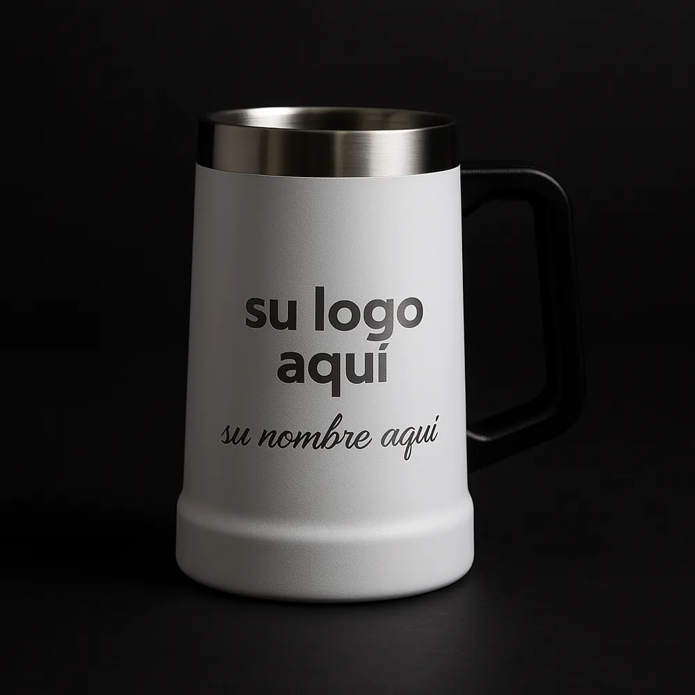 Chopera blanca personalizada con logo de empresa - UnimarcaPY