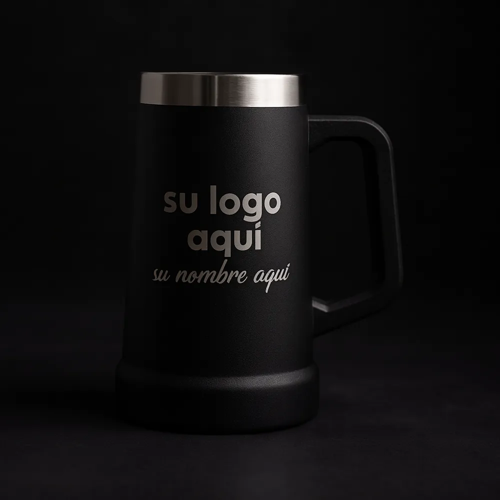 Chopera negra personalizada con logo de empresa - UnimarcaPY