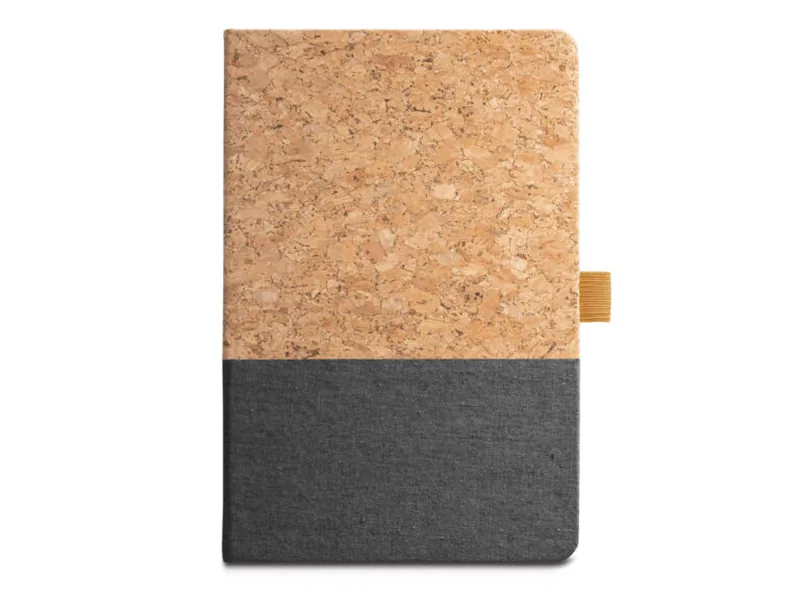 Cuaderno A5 con tapa de corcho y lino, 192 páginas, personalizado - UnimarcaPY