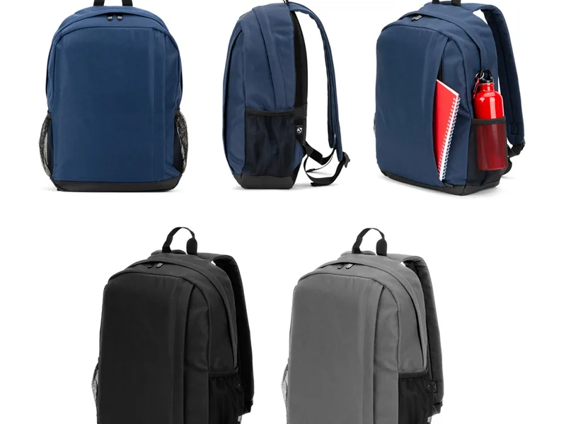 Mochila para notebook de 15 pulgadas en poliéster reciclado personalizada - UnimarcaPY